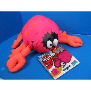 Aqua Leisure Pool Critters Cookie the Crab Pool Toy Hot Pink Orange Plush Toy 9"